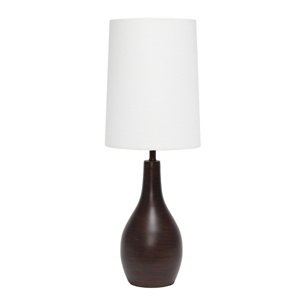 Simple Designs Restoration Bronze Tear Drop Table Lamp LT3303-RBZ